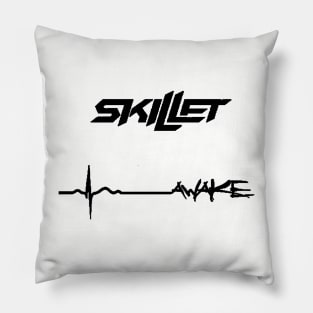 Black Awake Pillow