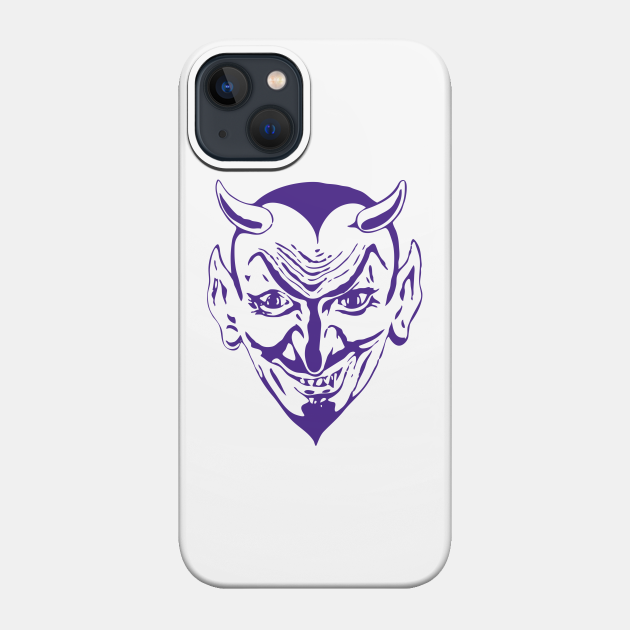 Vintage Demon - Demon - Phone Case