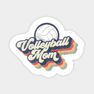 Retro Volleyball Mom Mother's Day Magnet