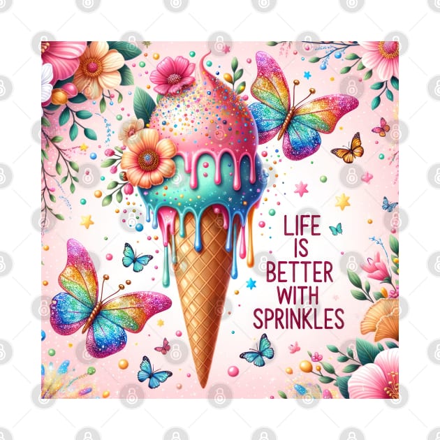 Life Is Better With Sprinkles by TooplesArt