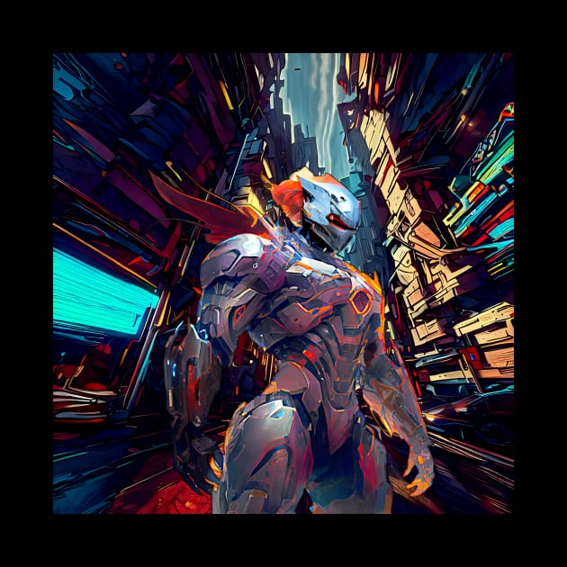 Cyberpunk Warrior Juggernaut by THE AVENUE BAY