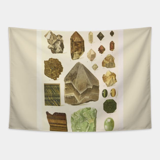 Vintage Quartz Tapestry by bluespecsstudio