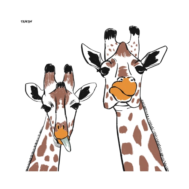 Giraffe by Tegunn