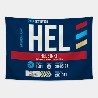 Helsinki (HEL) Airport Code Baggage Tag C Tapestry