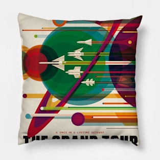 Grand Tour NASA Artwork Pillow