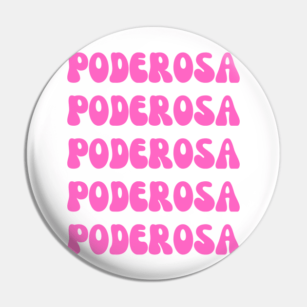 Poderosa in bubble gum pink typography Pin by kuallidesigns