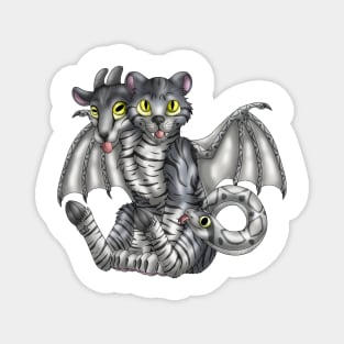 Chimera Cubs: Grey Tabby Magnet