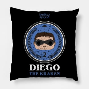 UMBRELLA ACADEMY 2: DIEGO THE KRAKEN (GRUNGE STYLE) Pillow