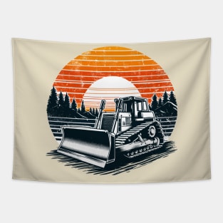 Bulldozer Tapestry