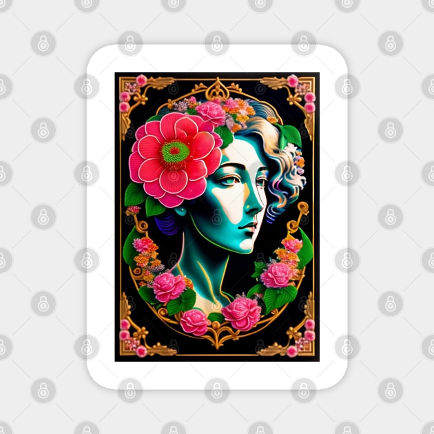 Agatha Christie Vintage Art Magnet by Zachariya420