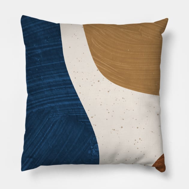 Abstract Crossroads Pillow by JaunzemsR