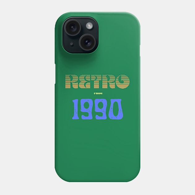 Retro Birthyear 1990 Phone Case by FNRY