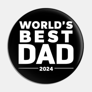 World's Best Dad Pin