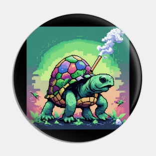 Stoned Turtle Pin