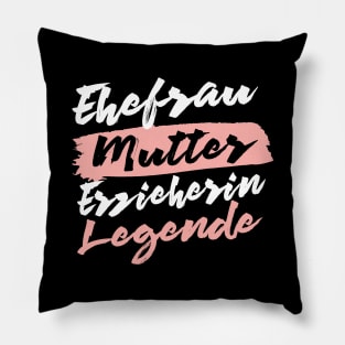 Ehefrau Mutter Erzieherin Legende Pillow