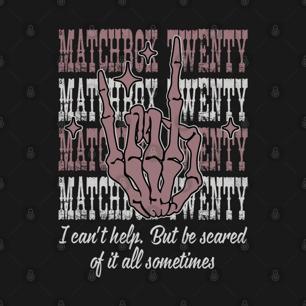 I Can't Help But Be Scared Of It All Sometimes Quotes Music Skeleton Hand by Monster Gaming