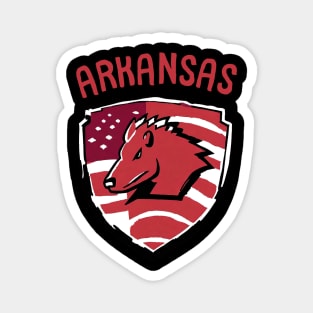 Arkansas Football Spring Game American Football Soccer Player Magnet