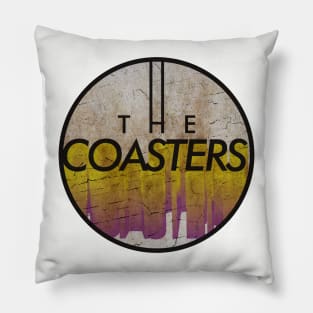 THE COASTERS - VINTAGE YELLOW CIRCLE Pillow