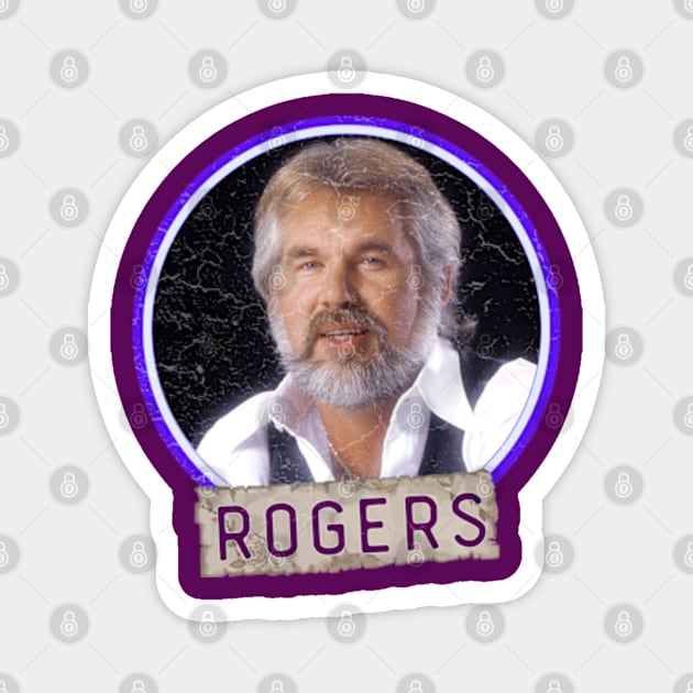 kenny rogers Magnet by graphicaesthetic ✅