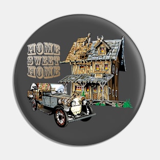 Comic Home Sweet Home Pin