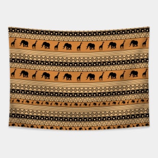 Ethnic Inspirations (Sand and Black) Tapestry