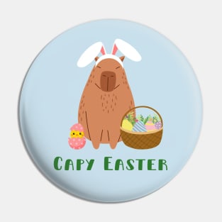 Capy Easter Pin