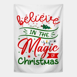 Believe in the magic of Christmas Tapestry