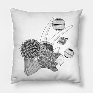 Triceratops Pillow