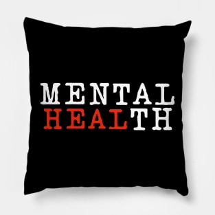 Mental health awareness Pillow