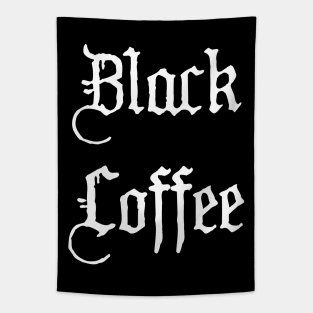 Black Coffee Tapestry