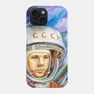 First Man In Space Phone Case