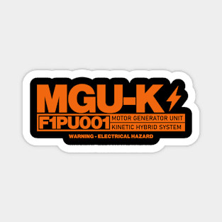 MGU-K F1 Hybrid Power Unit Orange Design Magnet