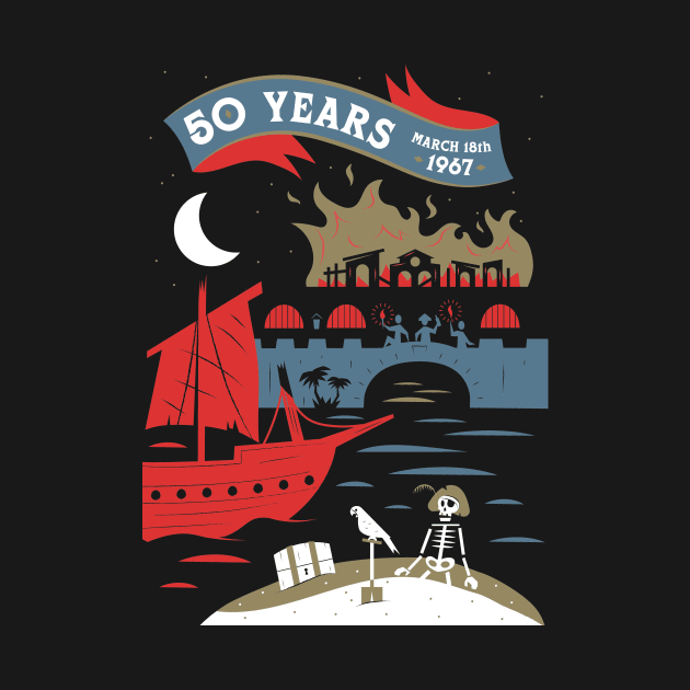 Pirates of the Caribbean 50th Anniversary by Rob Yeo - WDWNT.com by WDWNT