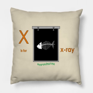 X is for x-ray Pillow