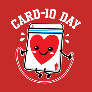 Ace of Hearts Card Cardio Day T-Shirt