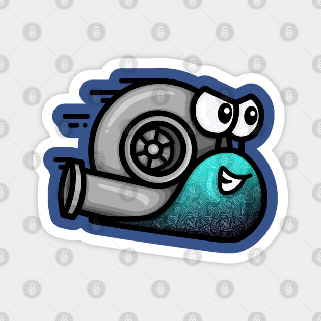 Turbo Snail - Shattered Magnet by hoddynoddy