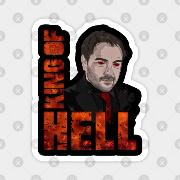 King of Hell Crowley V.2 Magnet by potatonomad