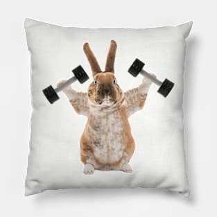 bunny curling Pillow