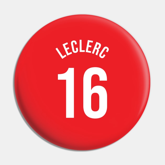 Leclerc 16 - Driver Team Kit 2023 Season Pin by GreazyL