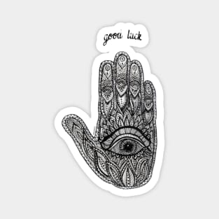 Good Luck - Hamsa Magnet