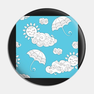 Fairytale Weather Forecast Large Scale Print Pin