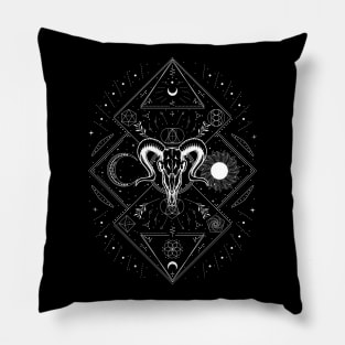 The Horned God | Pagan Symbol Pillow