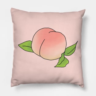 Cute Peachy Peach Pillow