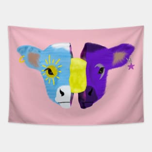 Space cow Tapestry