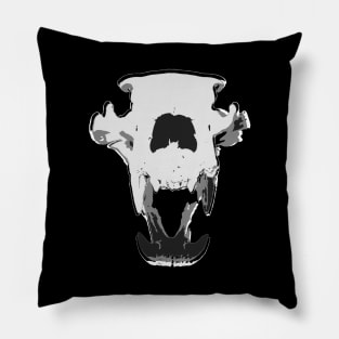 Wolf Skull Pillow