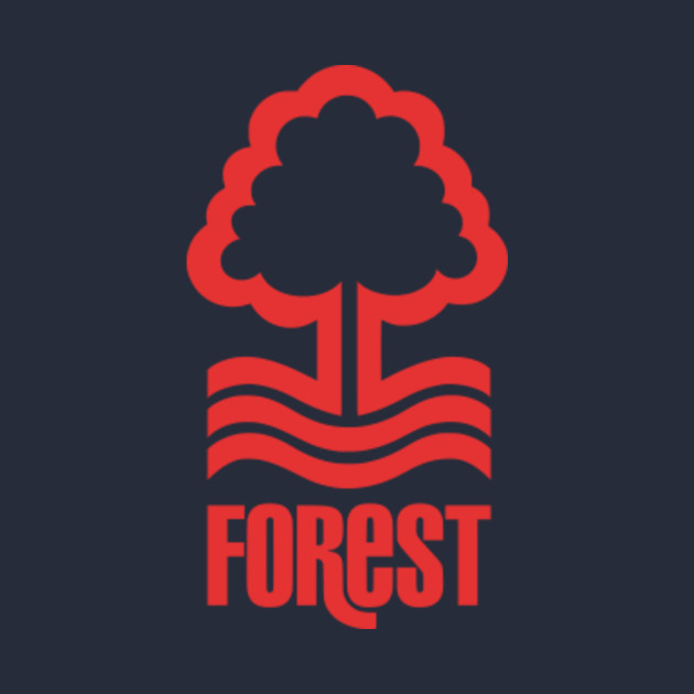 nottingham forest red logo - forest - t-shirt | teepublic