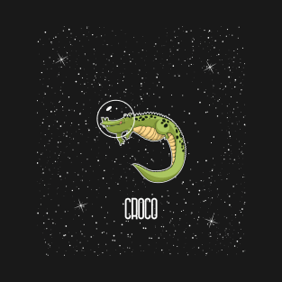 Space CROCODILE-FUNNY CROCODILE IN SPACE T-Shirt