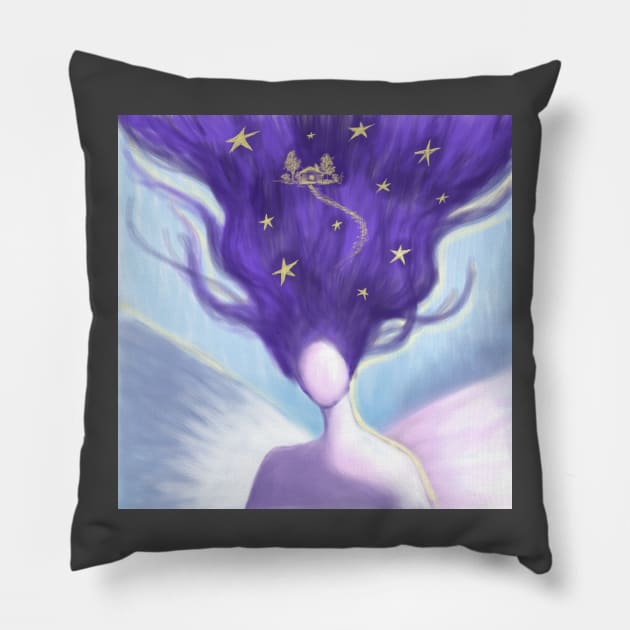 Angel star Pillow by Ganna_Panna