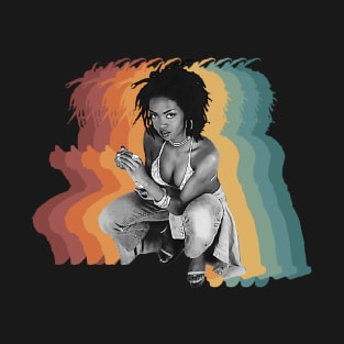 Lauryn Hill Vintage Rainbaow T-Shirt