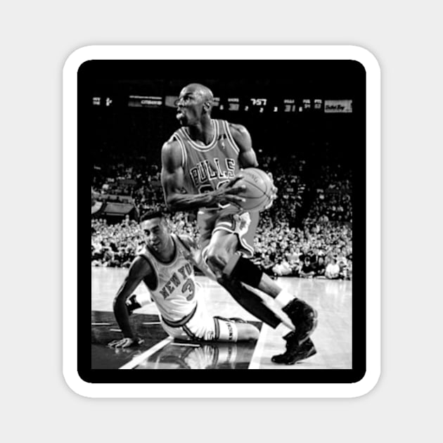 Vintage Michael Jordan Magnet by Kupka Abstract 